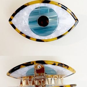 Evil Eye Acrylic Hair Claw (brand new)